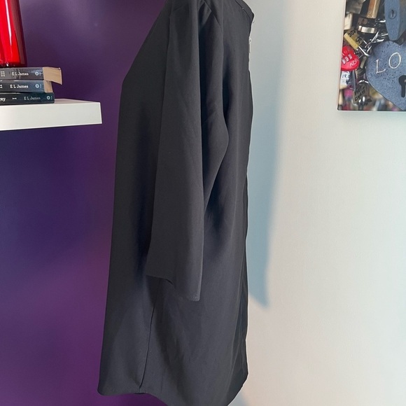 7 for $30 BB Dakota Little Black Long Sleeve Dress - Picture 4 of 9